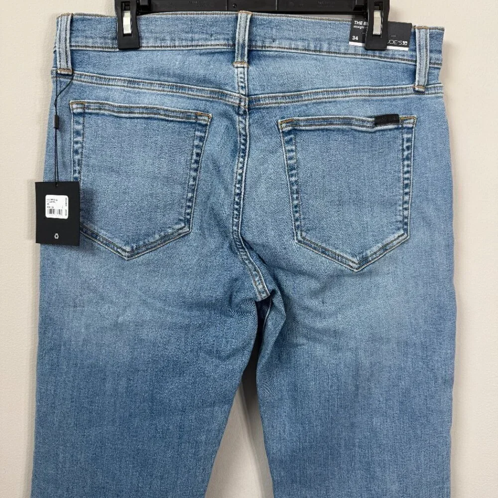 Joe's Jeans Brixton Straight & Narrow Denim Jeans Men's 34 Blue Izel Stretch NWT